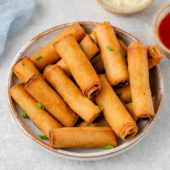 Vegan Lumpiang Shanghai - Recipe photo by sweetsimplevegan