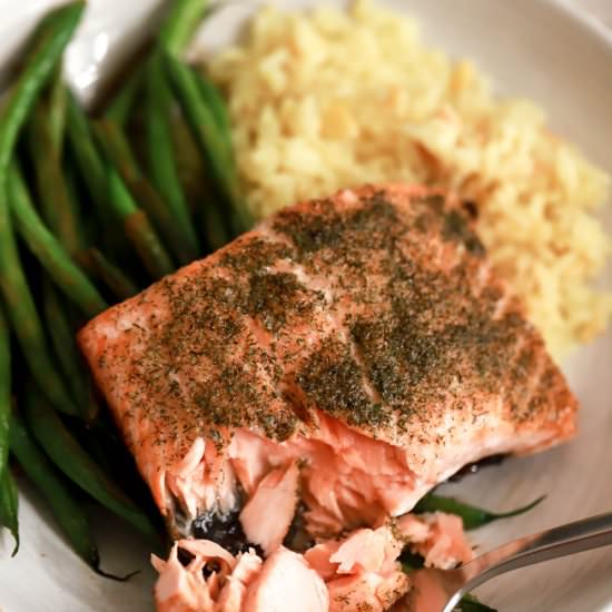 Cast Iron Skillet Salmon - Recipe photo by FunnyLoveLindsay