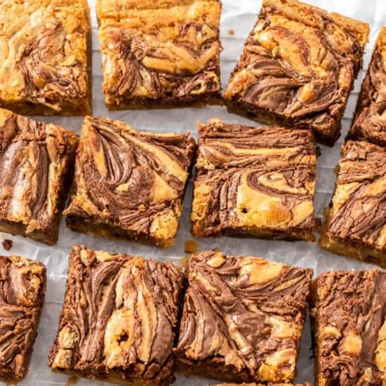 Nutella Blondies - Recipe photo by sweetbasil