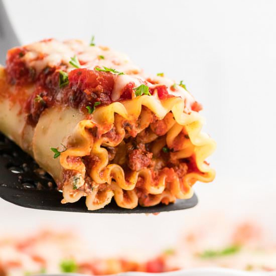 Lasagna Roll Ups - Recipe photo by cheerfulcook