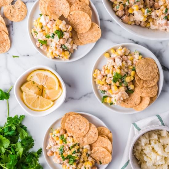 Corn and Chickpea Dip - Recipe photo by Azestybite