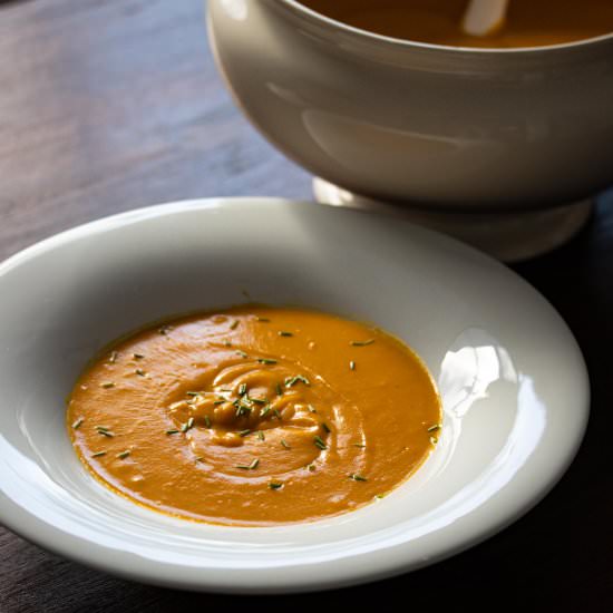 Cream of Carrot Soup - Recipe photo by GiangisKitchen