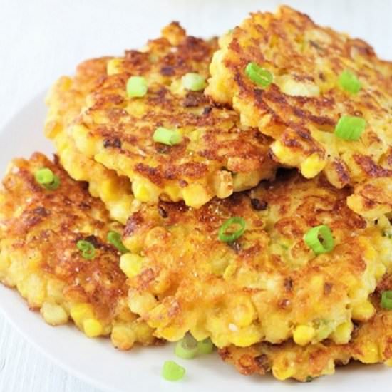 easy cheesy corn fritters - Recipe photo by nowcookthis