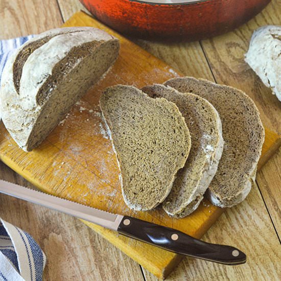 GF Artisan Flax Bread - Recipe photo by Feed Your Soul
