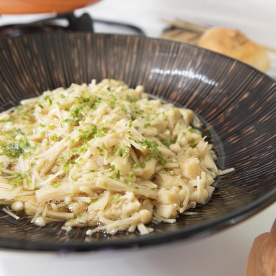 Enoki Mushrooms Side Dish - Recipe photo by foodmakesmehappy