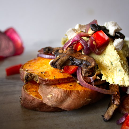 Balsamic Veggies & Artchoke Hummus - Recipe photo by cashews_and_quinoa