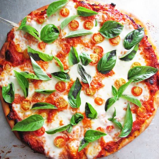 Tomato Pesto Naan Pizza - Recipe photo by foodinbrief