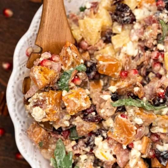 Sweet Potato Salad - Recipe photo by peasandpeonies