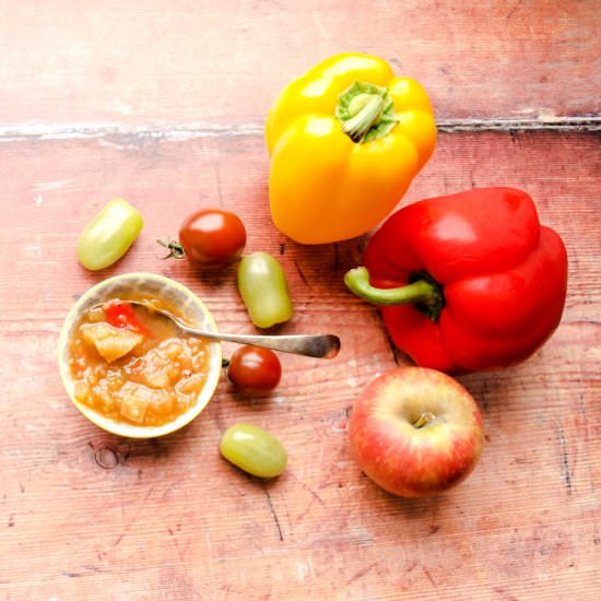 Green Tomato & Pepper Chutney - Recipe photo by Farmersgirlkitchen