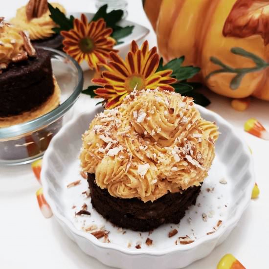 Pumpkin Pecan Brownies - Recipe photo by bluejeancorner