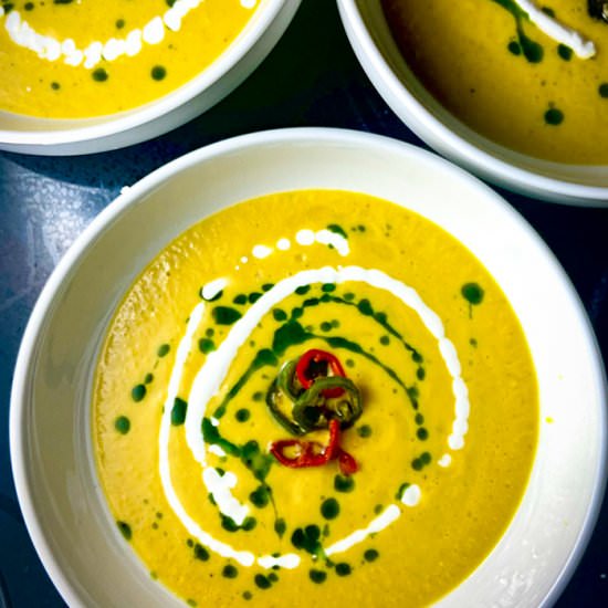 Sweet Corn Gazpacho - Recipe photo by mysavoryadventures