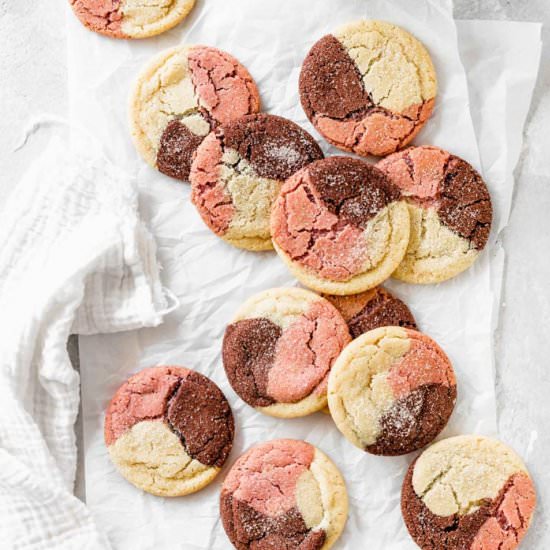 Neapolitan Cookies - Recipe photo by grandbabycakes