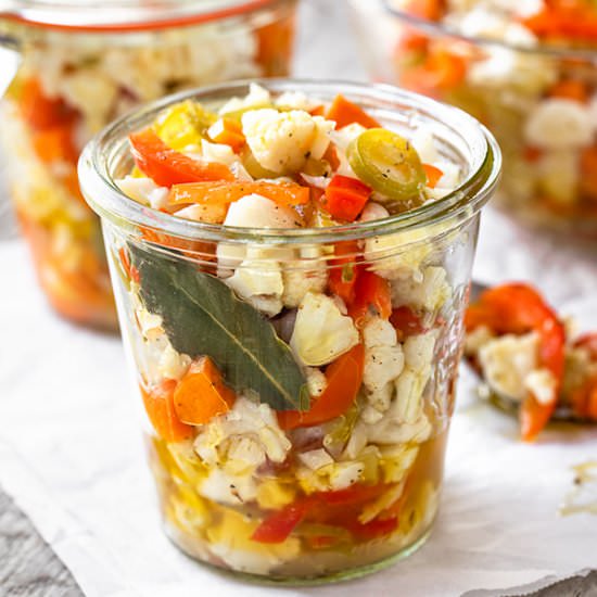 Giardiniera - Recipe photo by thecozyapron