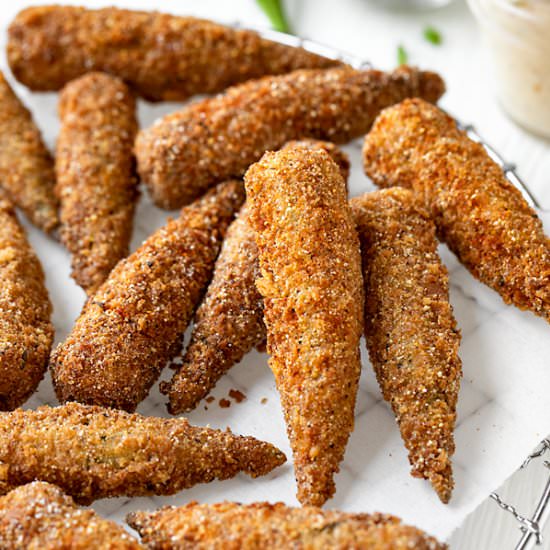Fried Okra - Recipe photo by thecozyapron