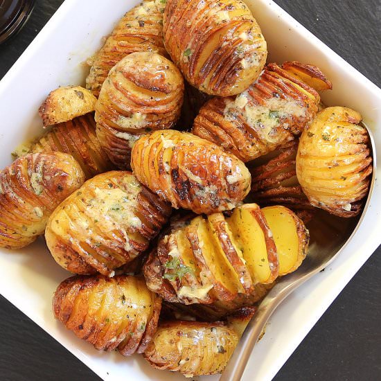 Hasselback Potatoes - Recipe photo by glutenfreealchemist