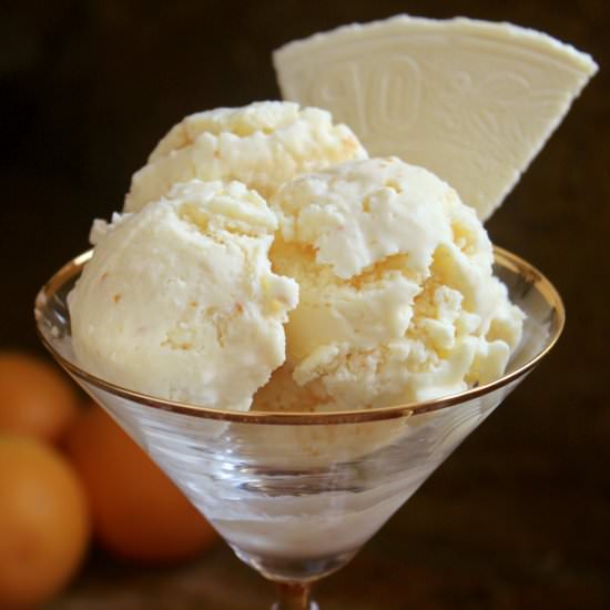 Quick and Easy Orange Ice Cream - Recipe photo by christinascucina