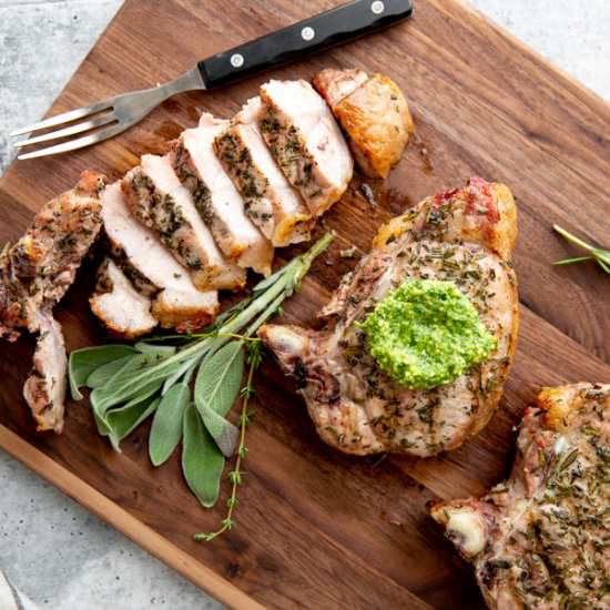 The BEST Grilled Pork Chops - Recipe photo by FromScratchFast
