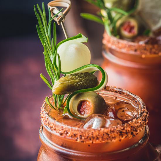 Spicy Bloody Mary - Recipe photo by cookingwithwineblog