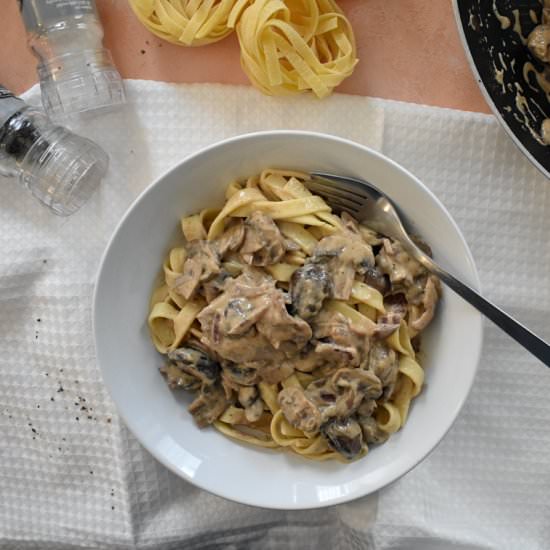 Mushroom Stroganoff - Recipe photo by donnadundasblog