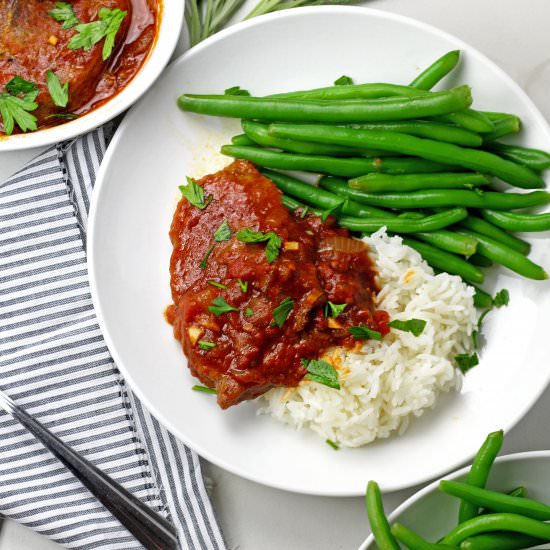 Instant Pot Swiss Steak - Recipe photo by AGratefulMeal