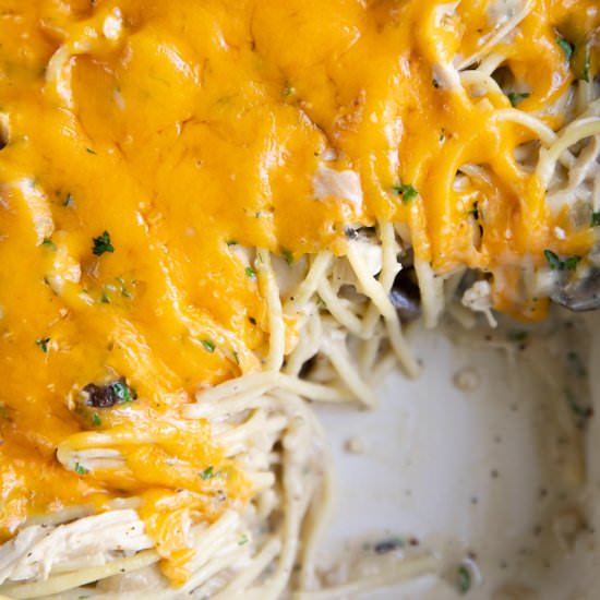 The BEST Chicken Tetrazzini Recipe! - Recipe photo by theforkedspoon
