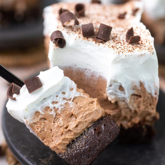 French Silk Pie Brownies - Recipe photo by comfortfoodideas
