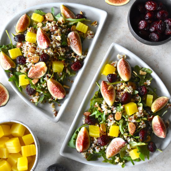 Quinoa, Golden Beet, & Fig Salad - Recipe photo by toopreciousforprocessed