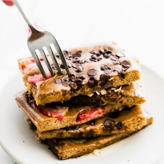 Chocolate Protein Pancakes - Recipe photo by Cotter Crunch