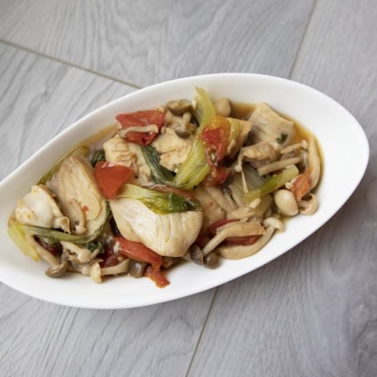 Aged Shaoxing Wine Steamed Fish - Recipe photo by foodmakesmehappy