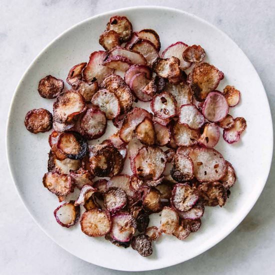 Roasted Radish Chips - Recipe photo by forkintheroad