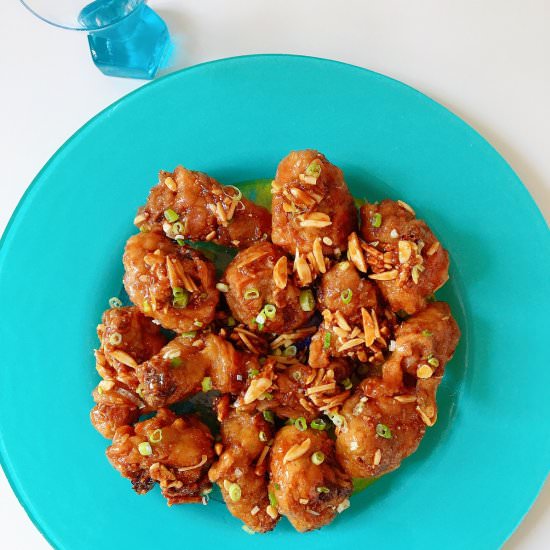 Honey-Buttered Korean Fried Chicken - Recipe photo by cookcookgo