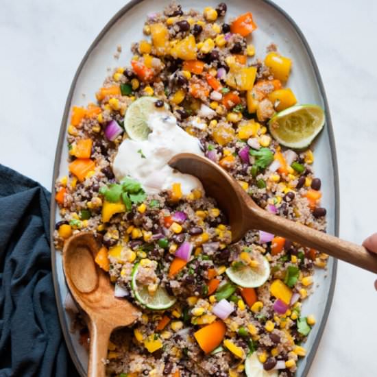 Mexican Quinoa Salad - Recipe photo by erinliveswhole