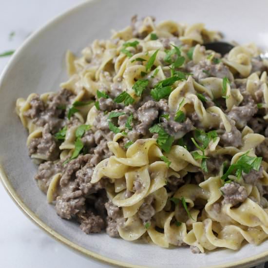Ground Beef Stroganoff - Recipe photo by cookingupmemories