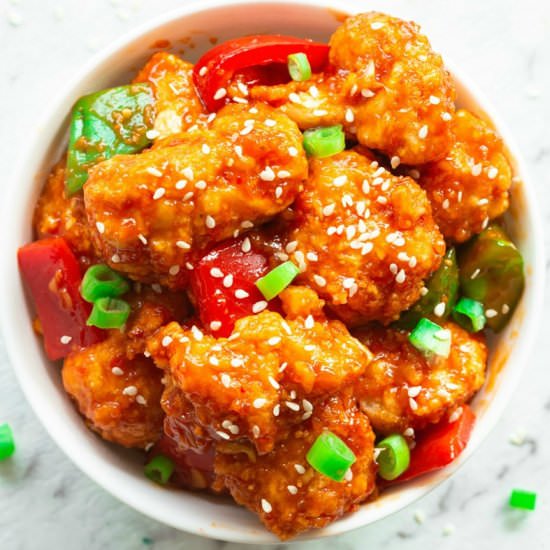 Kung Pao Cauliflower - Recipe photo by thebigmansworld