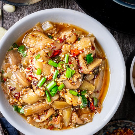 eggplant salad - Recipe photo by cookingwithlei