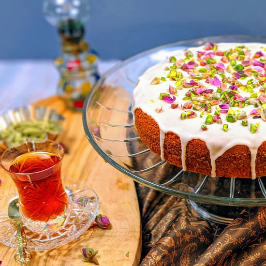 Persian love cake - Recipe photo by The Caspian Chef