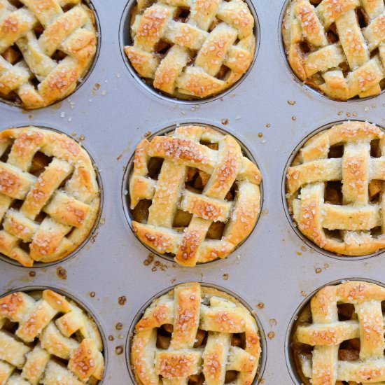 Muffin Tin Mini Apple Pies - Recipe photo by justataste