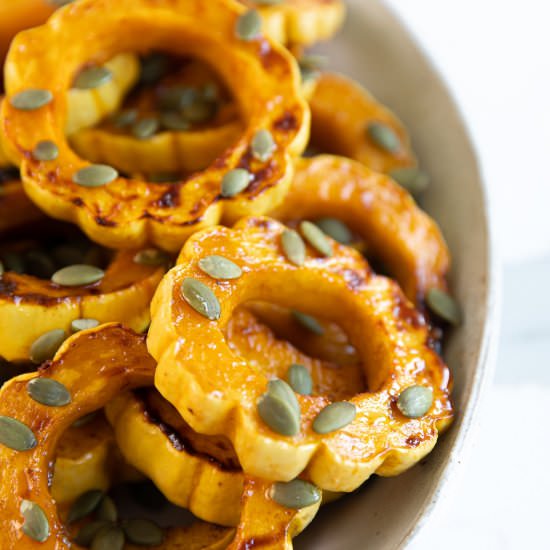 Delicata Squash - Recipe photo by theforkedspoon