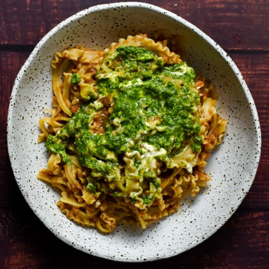 Vegetable Bolognese - Recipe photo by AnotherFoodBlogger