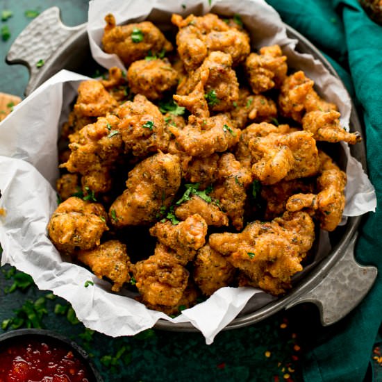 Chicken Pakora Recipe - Recipe photo by KitchenSanctuary