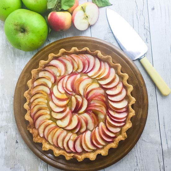 French apple tart - Recipe photo by Recipe Crumbs
