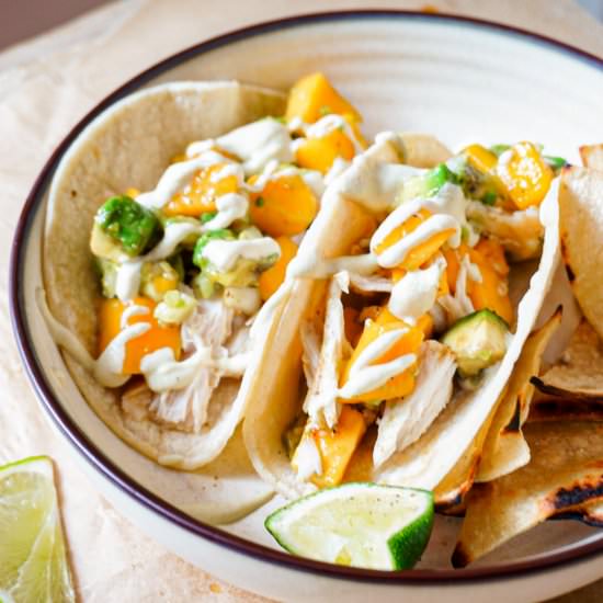 Easy Fish Tacos with Mango Salsa - Recipe photo by mags_makes