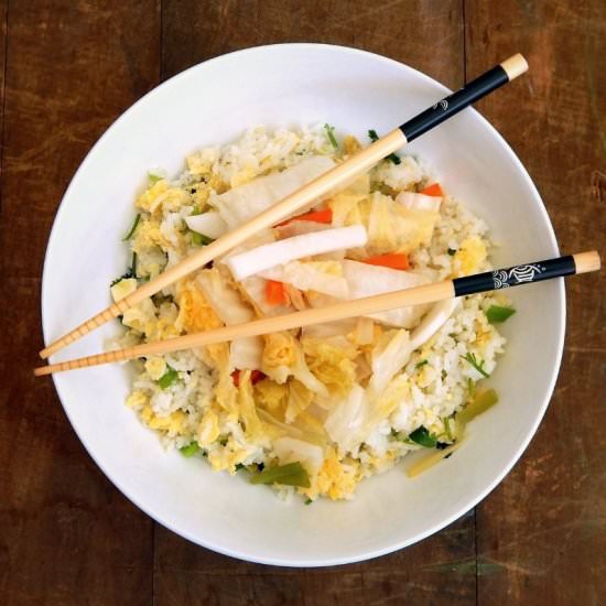 Quick & Delicious Kimchi Fried Rice - Recipe photo by Emillie