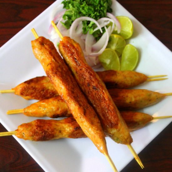 Chicken seekh Kabab - Recipe photo by yummy indian kitchen
