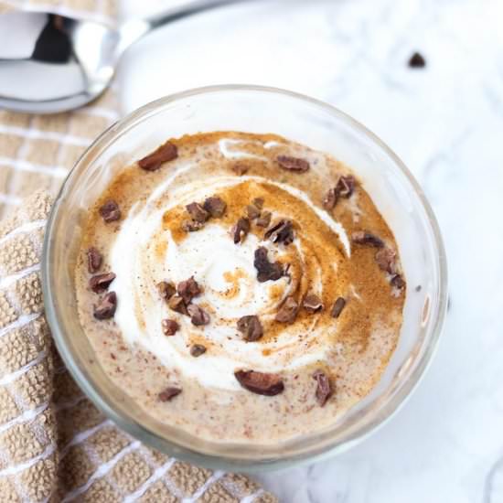 Flaxseed Pudding - Recipe photo by The Traveling Dietitian