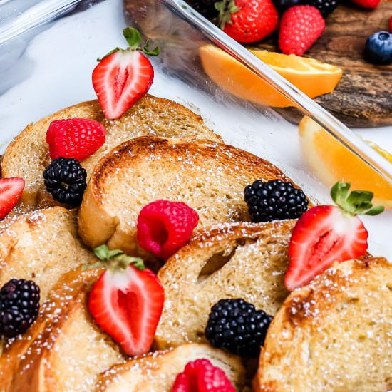Overnight French Toast Bake - Recipe photo by EasyBudgetRecipes