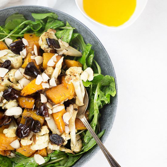 Pumpkin, Cauliflower & Date Salad - Recipe photo by lovefoodnourish