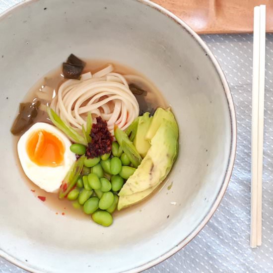 Quick & Healthy Noodle Bowl - Recipe photo by ATastyKitchen