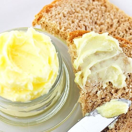 easy homemade butter in a jar - Recipe photo by nowcookthis