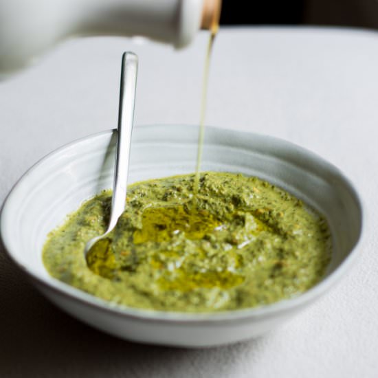 Yemenite Z'houg (Herby Hot Sauce) - Recipe photo by cocos green deli
